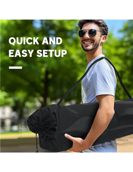 Outsunny Double Camping Chair for Adults with Armrests, Heavy Duty Oversized Padded Folding Chair with Carry Bag, Cup Holders fo