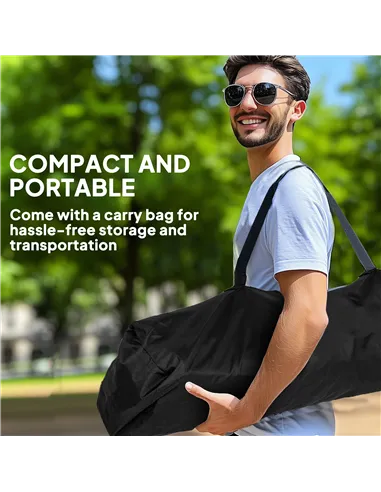 Outsunny Set of 2 Folding Camping Chairs, Padded Camping Chairs with Adjustable Armrests, Portable & Lightweight Folding Camp Ch