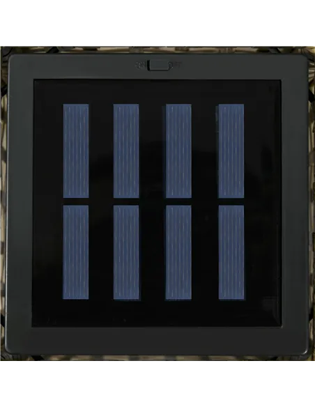 Outsunny Outdoor Rattan Solar Lantern, Brushed PE Wicker Patio Garden Lantern wtih Auto On/Off Solar Powered LED Lights for Indo