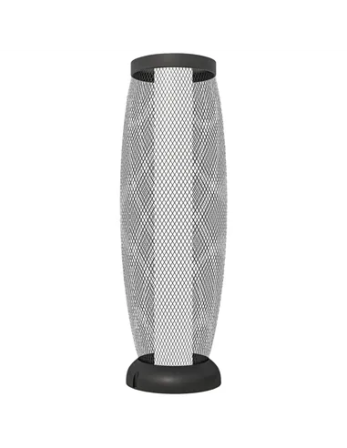 Outsunny Garden Solar Lamp, 71.5 cm Tall Metal Floor Lamp, Auto On/Off LED Solar Garden Light with Metal Wire Shade, IP44 for Ou