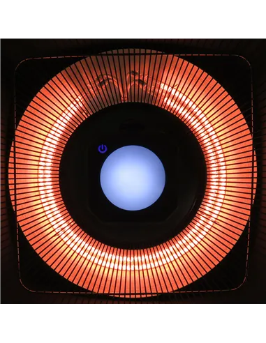 Outsunny Hanging Electric Patio Heater with 2 Power Settings, 1000/2000W Waterproof Ceiling Mounted Aluminium Halogen Infrared O