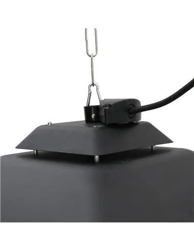 Outsunny Hanging Electric Patio Heater with 2 Power Settings, 1000/2000W Waterproof Ceiling Mounted Aluminium Halogen Infrared O