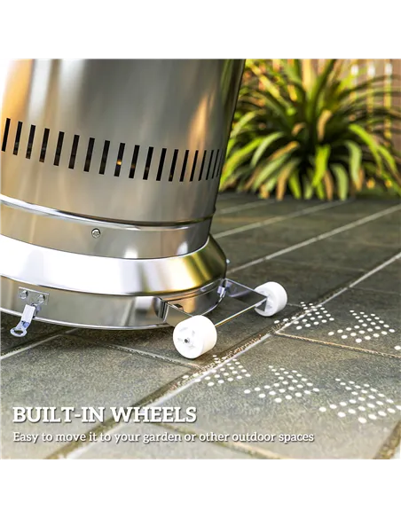 Outsunny 11Kw Adjustable Heat Gas Patio Heater