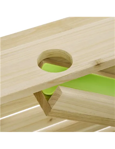 Outsunny Outdoor Kids Running Water and Sand Playset, with 18 Accessories