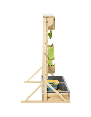 Outsunny Outdoor Kids Running Water and Sand Playset, with 18 Accessories