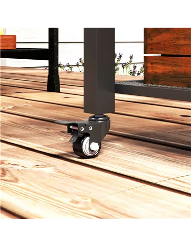 Outsunny Three-Shelf Outdoor Grill Cart with Stainless Steel Top, Outdoor Kitchen Island with 4 Wheels, 3 Hooks, Movable Food Pr