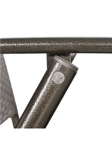 Outsunny Set of Two Folding Rattan Seat Chairs - Brown