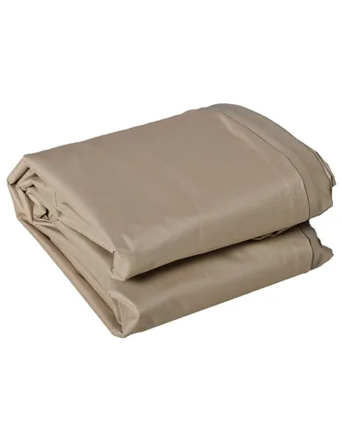 Outsunny 600D Oxford Patio Garden Furniture Dining Table Chair Set Cover Water Protector Waterproof Anti-UV – Beige