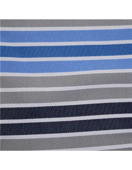 Outsunny Polyester Set Of 2 Swing Chair Cushion Blue Stripes