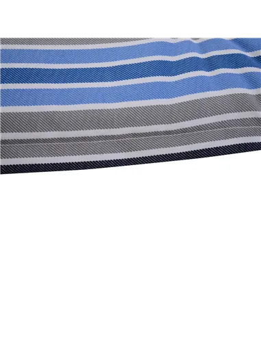 Outsunny Polyester Set Of 2 Swing Chair Cushion Blue Stripes