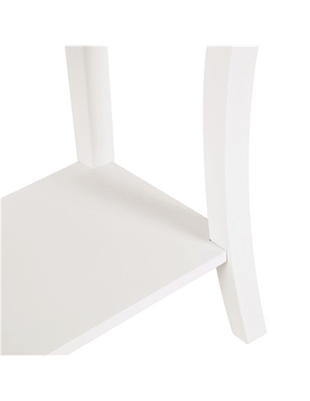 HOMCOM Console Table Modern Sofa Side Desk with Storage Shelves Drawers for Living Room Entryway Bedroom Ivory White