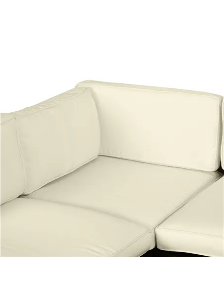 Outsunny Replacement Cushion Covers for Garden Sofa Set, Garden Rattan Sofa Cushion Polyester Cover Replacement Outdoor - No Cus