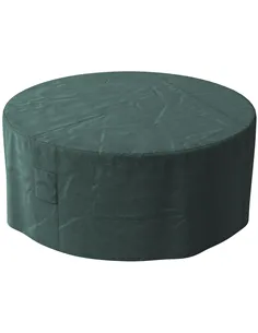 Outsunny Garden Patio Large Furniture Set Round Cover 600D Oxford Waterproof, Ф193 x 80H cm, Green