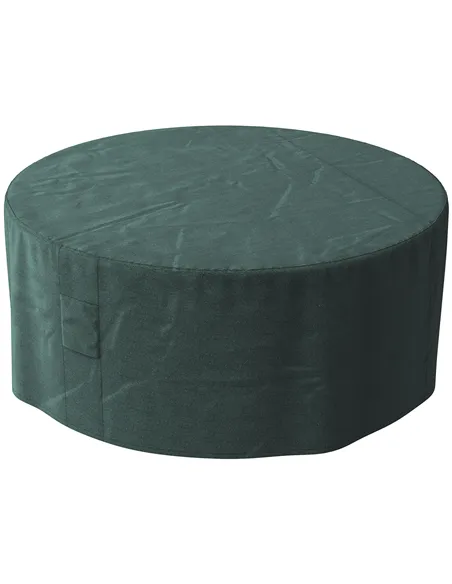 Outsunny Garden Patio Large Furniture Set Round Cover 600D Oxford Waterproof, Ф193 x 80H cm, Green
