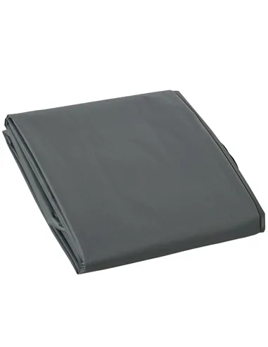 Outsunny 200x73cm Outdoor Garden Rattan Furniture Protective Cover Water UV Resistant Grey