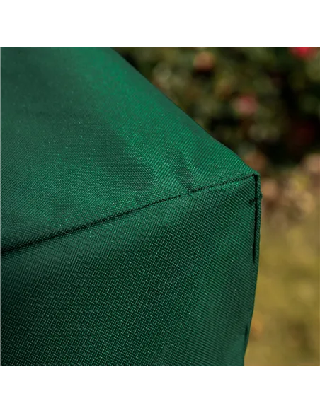 Outsunny 3-Seat Outdoor Garden Swing Chair Protective Cover Water UV Resistant, 240L x 133Wcm, Green