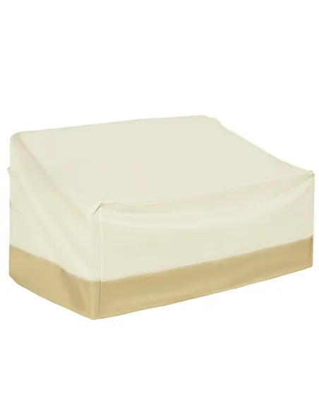 Outsunny 600D Oxford Cloth Furniture Cover 3 Seat Rattan Chair Protector Large Garden Patio Outdoor Waterproof L152 x W87 x H58-
