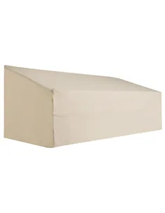 Outsunny 600D Oxford Cloth Garden Furniture Cover Waterproof, 3 Seater Sofa Protector for Patio, Outdoor, Beige, 218 x 111 x 63-
