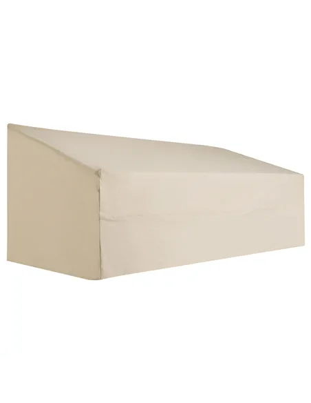 Outsunny 600D Oxford Cloth Garden Furniture Cover Waterproof, 3 Seater Sofa Protector for Patio, Outdoor, Beige, 218 x 111 x 63-