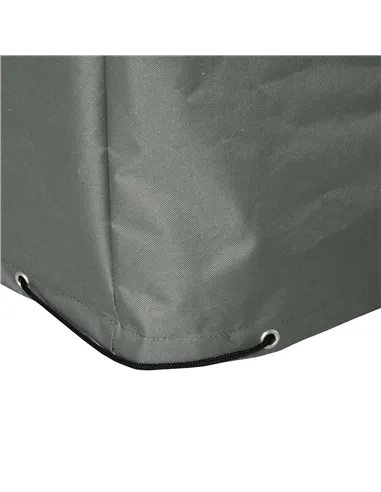 Outsunny 600D Oxford Outdoor Garden Furniture Sofa Set Cover, Waterproof Anti-UV Rattan Sun Lounger Protection Protector Cover, 