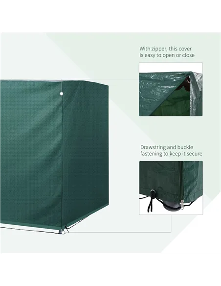 Outsunny Patio 3 Seater Swing Chair Bench Cover Outdoor Garden Furniture Rain Protection Cover Protector Waterproof Anti-UV, 215