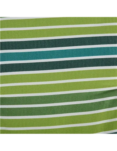 Outsunny Polyester Set Of 2 Swing Chair Cushion Green Stripes