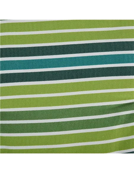 Outsunny Polyester Set Of 2 Swing Chair Cushion Green Stripes
