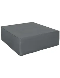 Outsunny 205x192cm Outdoor Garden Rattan Furniture Protective Cover Water UV Resistant Grey
