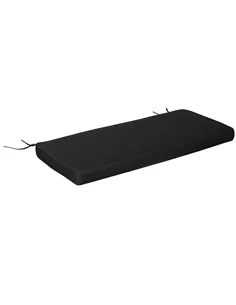Outsunny Garden Bench Cushion 2 Seater Loveseat Seat Pad for Patio Swing Furniture for Indoor & Outdoor Use, 120 x 50 x 8 cm, Bl