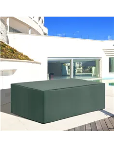 Outsunny 255x142cm Outdoor Garden Rattan Furniture Protective Cover Water UV Resistant 2