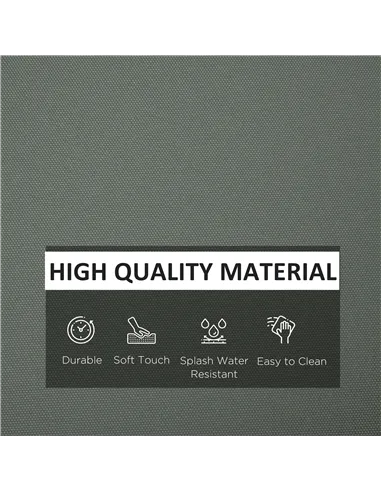 Outsunny Cushion Cover Replacement Garden Rattan Patio Furniture Seat Cover