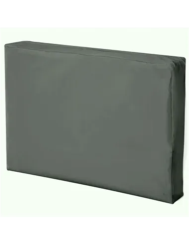 Outsunny  Replacement Cushion Cover Garden Rattan Patio Furniture Seat Cover Polyester Outdoor Deep Grey- No Cushion Included