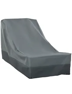 Outsunny Rectangular Patio Furniture Cover for Chairs Water UV Resistant Protection 600D Oxford Fabric Rattan Lounge Clean Cover