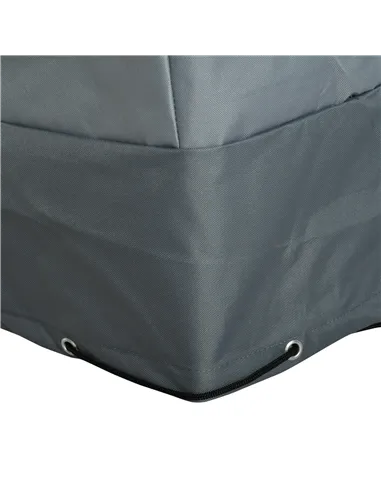 Outsunny Rectangular Patio Furniture Cover for Chairs Water UV Resistant Protection 600D Oxford Fabric Rattan Lounge Clean Cover