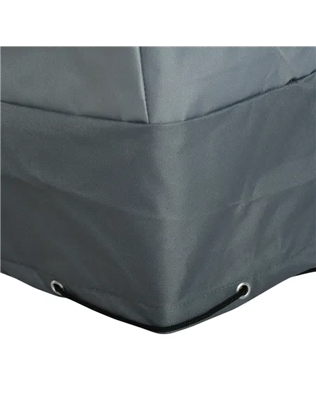 Outsunny Rectangular Patio Furniture Cover for Chairs Water UV Resistant Protection 600D Oxford Fabric Rattan Lounge Clean Cover