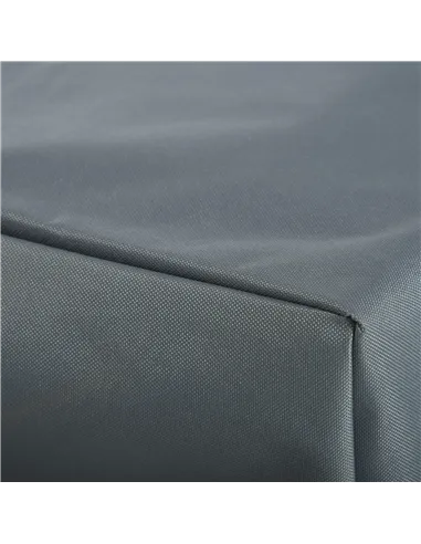 Outsunny Rectangular Patio Furniture Cover for Chairs Water UV Resistant Protection 600D Oxford Fabric Rattan Lounge Clean Cover