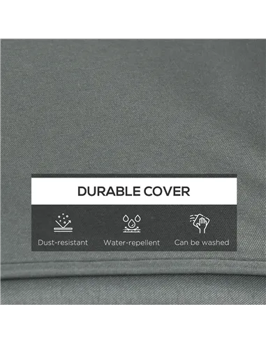 Outsunny Set of 14 Dining Set Cushions - Grey