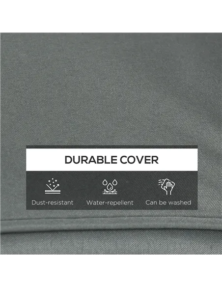 Outsunny Set of 14 Dining Set Cushions - Grey