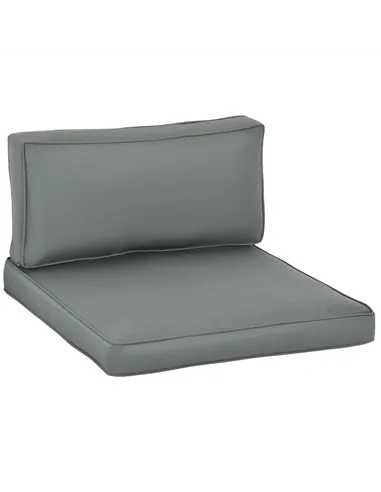 Outsunny Set of 14 Dining Set Cushions - Grey