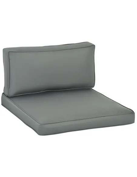 Outsunny Set of 14 Dining Set Cushions - Grey