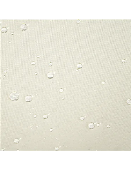 Outsunny Set of 2 Sun Lounger Cushions, Replacement Cushions for Rattan Furniture with Ties, 196 x 55 cm, Cream White