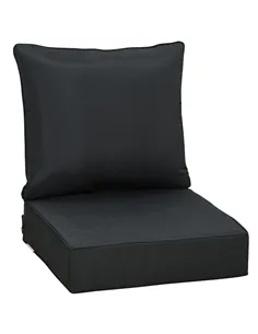Outsunny Outdoor Seat and Back Cushion Set Patio Deep Seating Chair Replacement Cushion