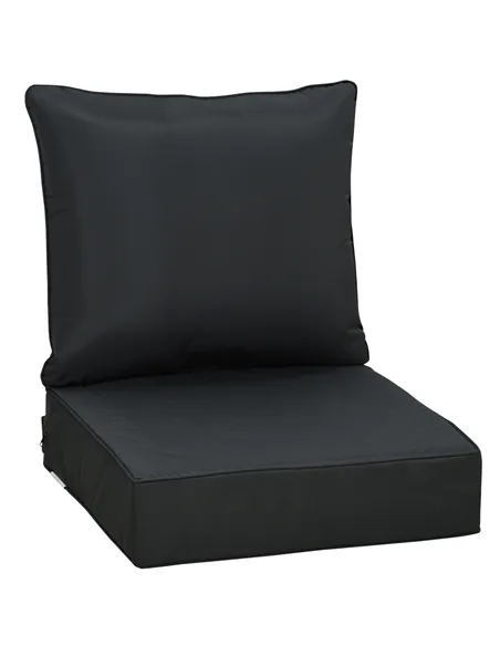Outsunny Outdoor Seat and Back Cushion Set Patio Deep Seating Chair Replacement Cushion