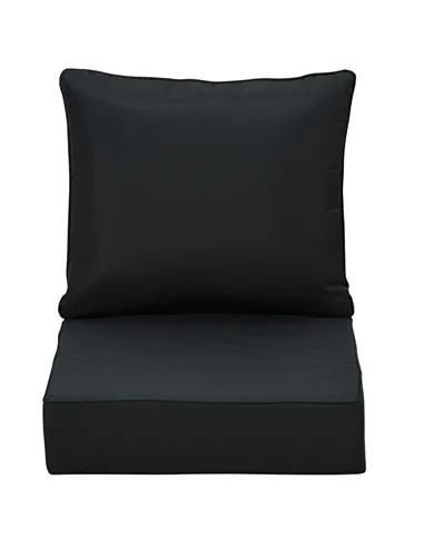 Outsunny Outdoor Seat and Back Cushion Set Patio Deep Seating Chair Replacement Cushion