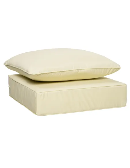 Outsunny Outdoor Seat and Back Cushion Set Patio Deep Seating Chair Replacement Cushion
