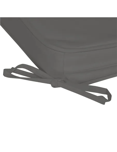 Outsunny Set of 6 Pcs Chair Cushion, 42Lx42Wx5T cm-Grey