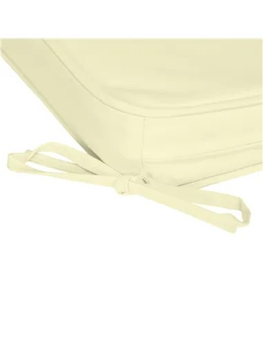 Outsunny Set of 6 Pcs Chair Cushion, 42Lx42Wx5T cm-Cream White