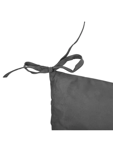 Outsunny Set of Two Outdoor Seat Cushions - Dark Grey