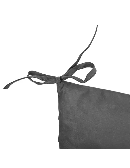 Outsunny Set of Two Outdoor Seat Cushions - Dark Grey