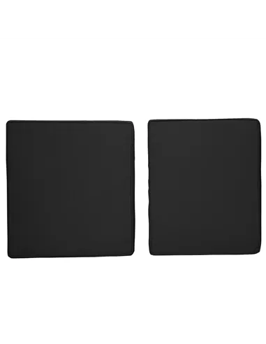 Outsunny 2 Piece Garden Chair Cushions with 1 Seat Cushion 1 Back Pad for Rattan Sofa Chair, Outdoor Seat Pads for Indoor and Ou